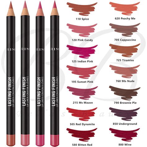 rimmel lip liner in tiramisu|rimmel lip liner 1050.